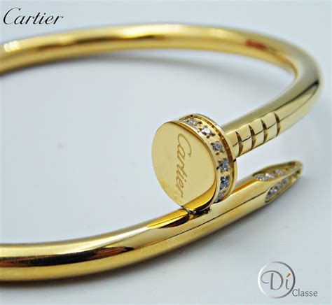 pulsera cartier hombre original|cartier pulsera clavo.